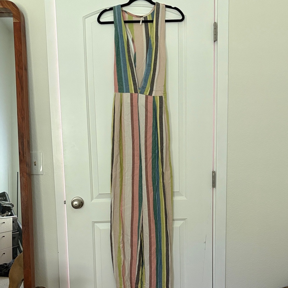 FP Multicolor Vertical Stripe Jumpsuit